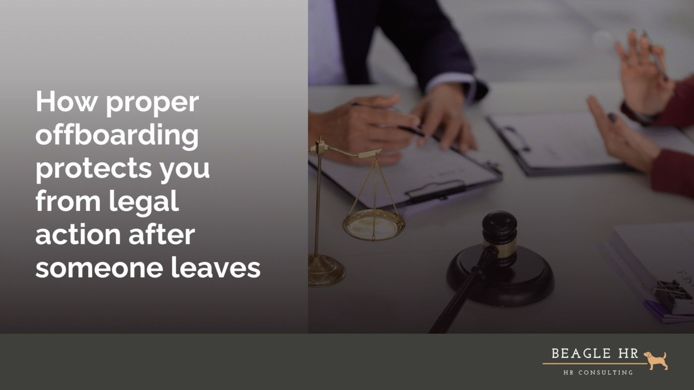 Offboarding process UK guide explaining how proper employee exit procedures protect employers from legal action.